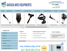 Tablet Screenshot of garudamed.com